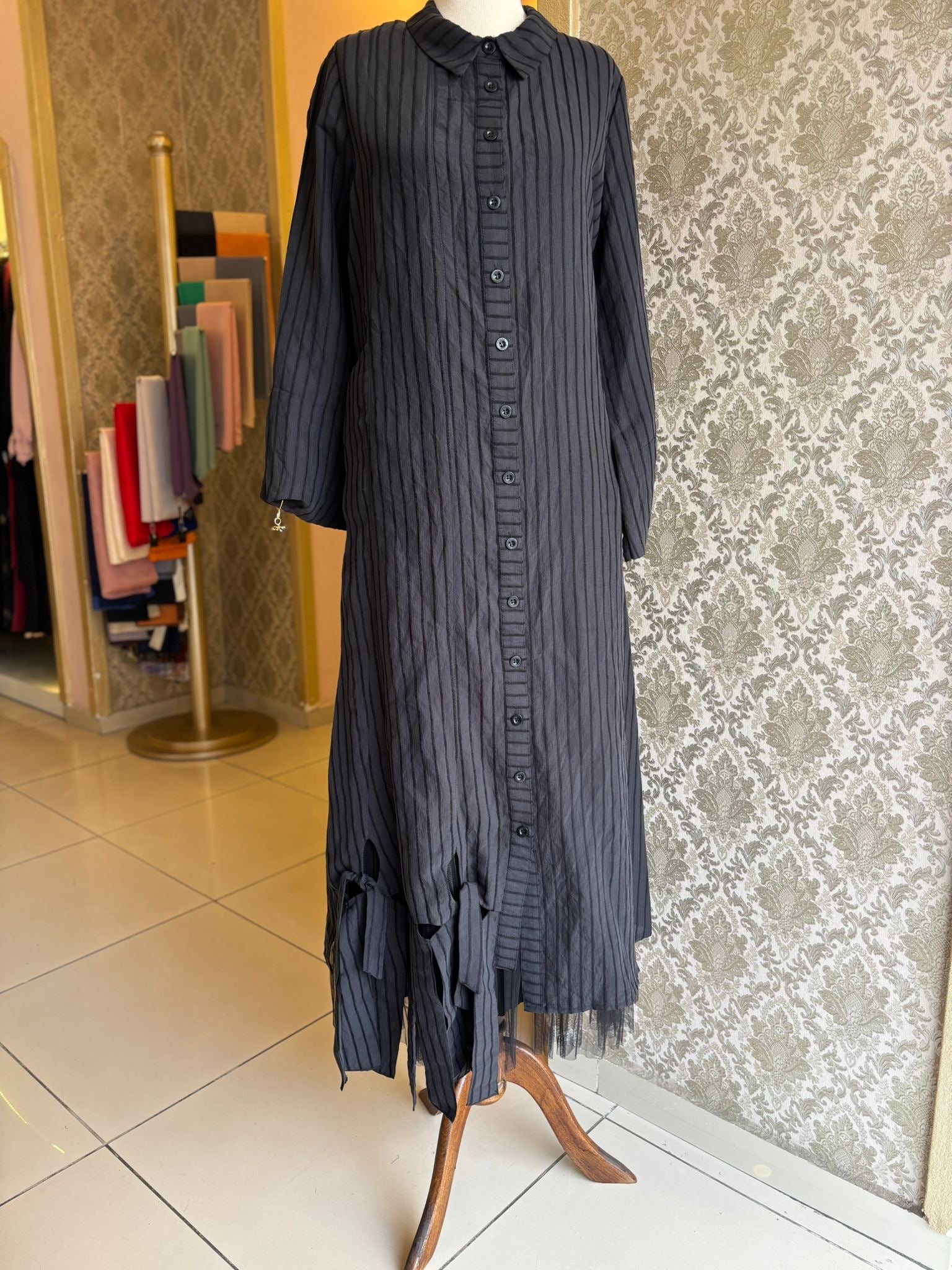 LISSMORE DÜĞMELİ ELBİSE Arz-ı Endam